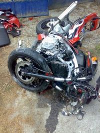 Accident de motocicletă în Vinţu de Jos